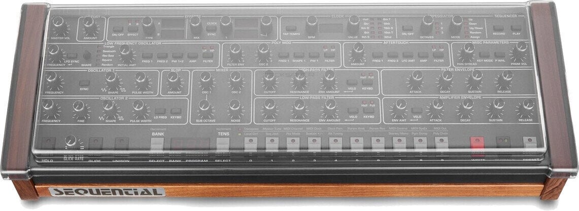 Decksaver Sequential - Dave Smith Instruments Prophet 6 Desktop Groovebox takaró