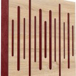 Mega Acoustic FiberPRO60 Spectrum Sonoma Oak/Dark Red Fa akusztikai panel