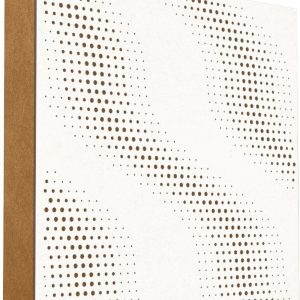 Mega Acoustic FiberPRO60 SineWave White/Light Brown Fa akusztikai panel