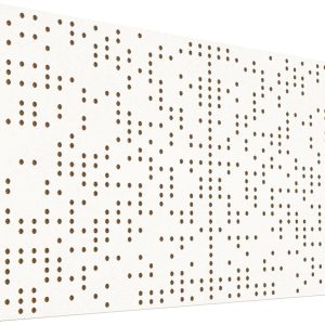 Mega Acoustic FiberPRO120 Binary Diffuser White/Light Brown Fa akusztikai panel